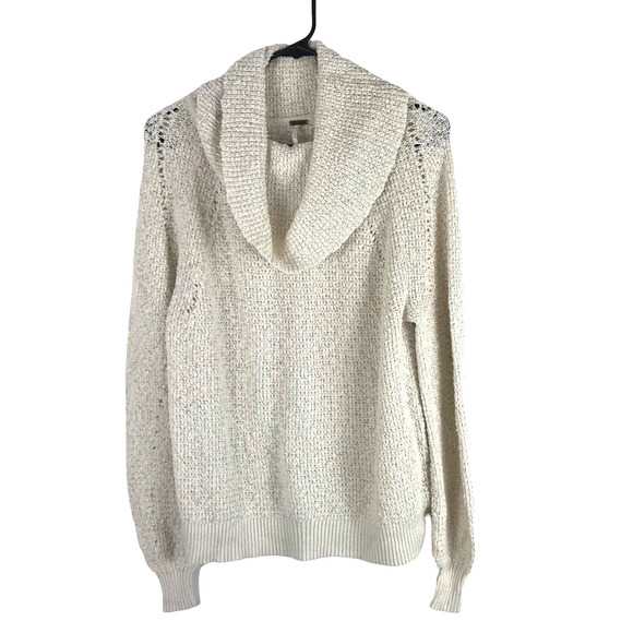 Free People By Your Side Sweater Women Oversized‎ XS Open Knit - Picture 1 of 8